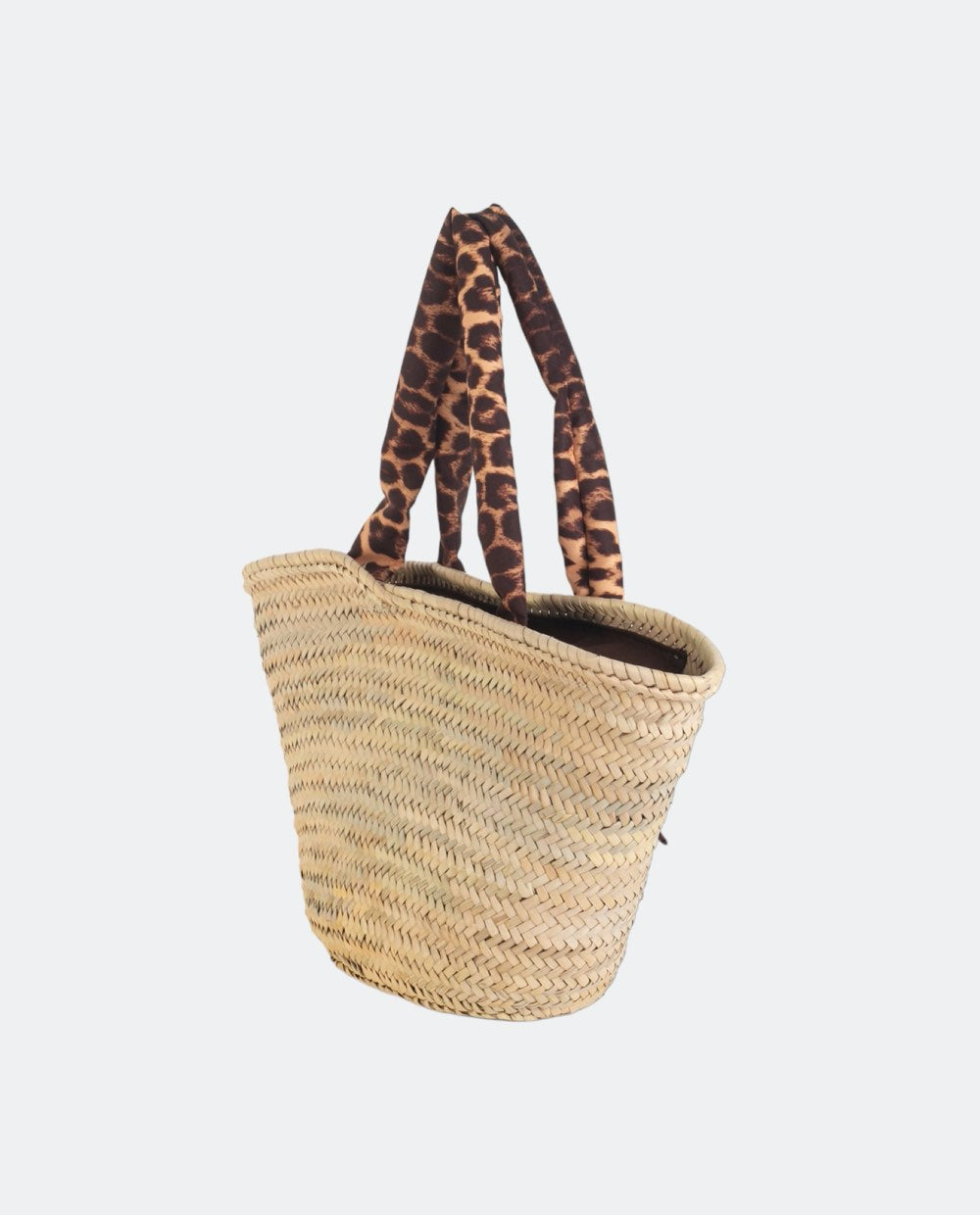 SACO DE PALMA LEOPARDO COM ESTAMPA ANIMAL | 2 tamanhos