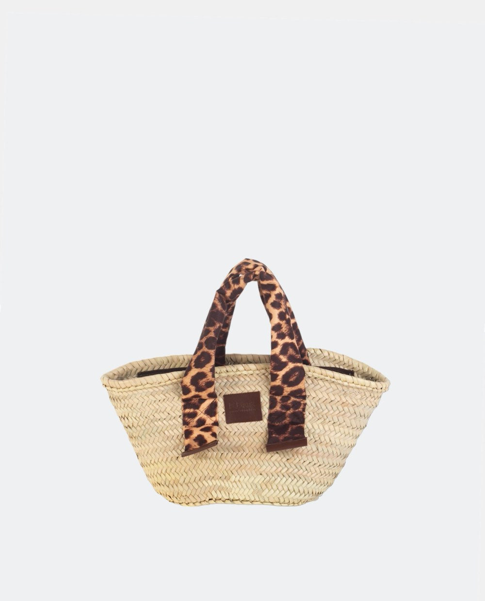 SACO DE PALMA LEOPARDO COM ESTAMPA ANIMAL | 2 tamanhos