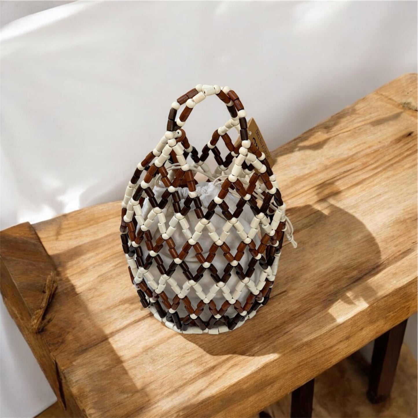 BOLSO DE MANO MADERA | 2 colores