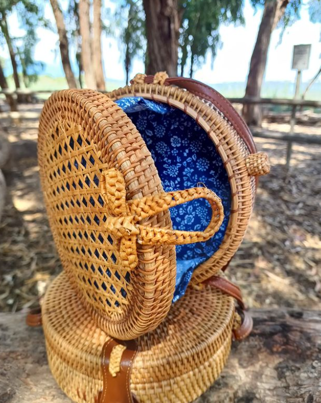 BOLSO BANDOLERA DE RATÁN VALENCIA