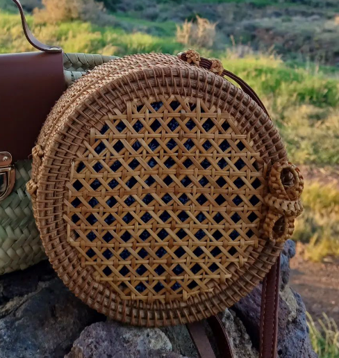 BOLSO BANDOLERA DE RATÁN VALENCIA