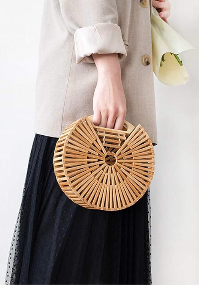 BOLSO DE MANO BAMBÚ NARA