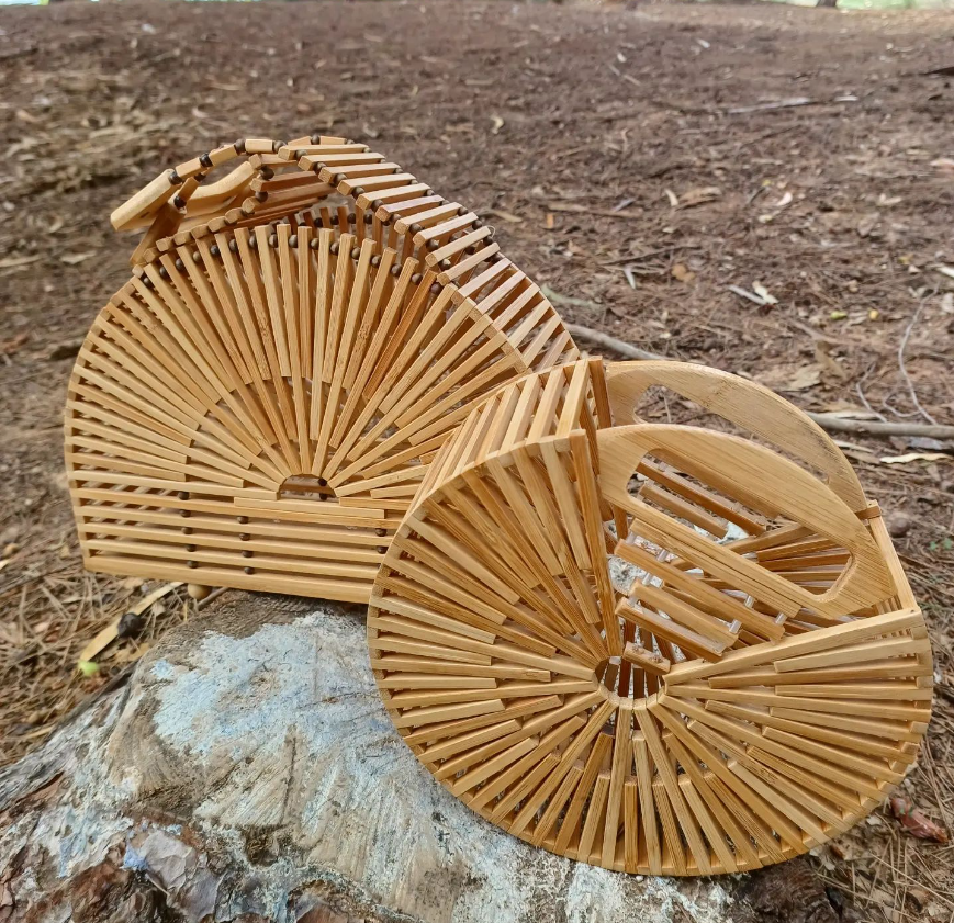 BOLSO DE MANO BAMBÚ NARA