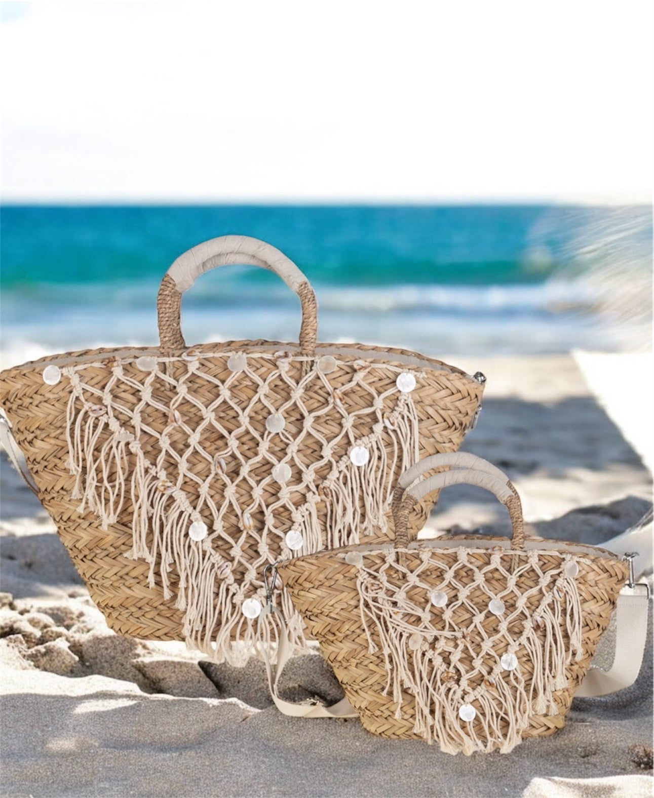 Capazo Ibiza Capazo Bolso Mimbre CAPAZO DE PLAYA CON