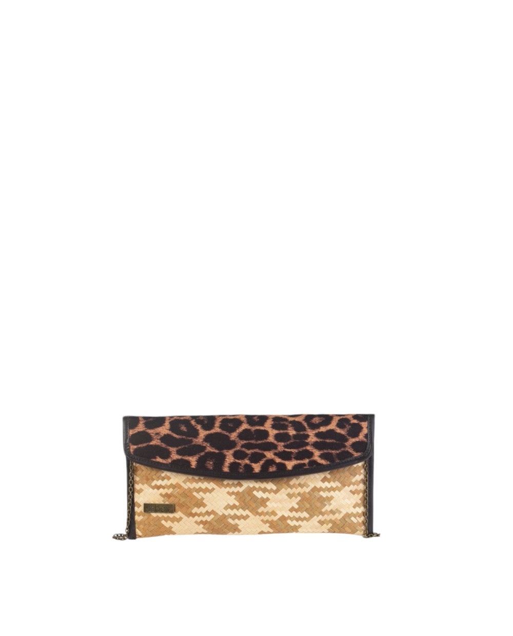 BOLSA CROSSBODY COM ESTAMPA LEOPARDO ANIMAL