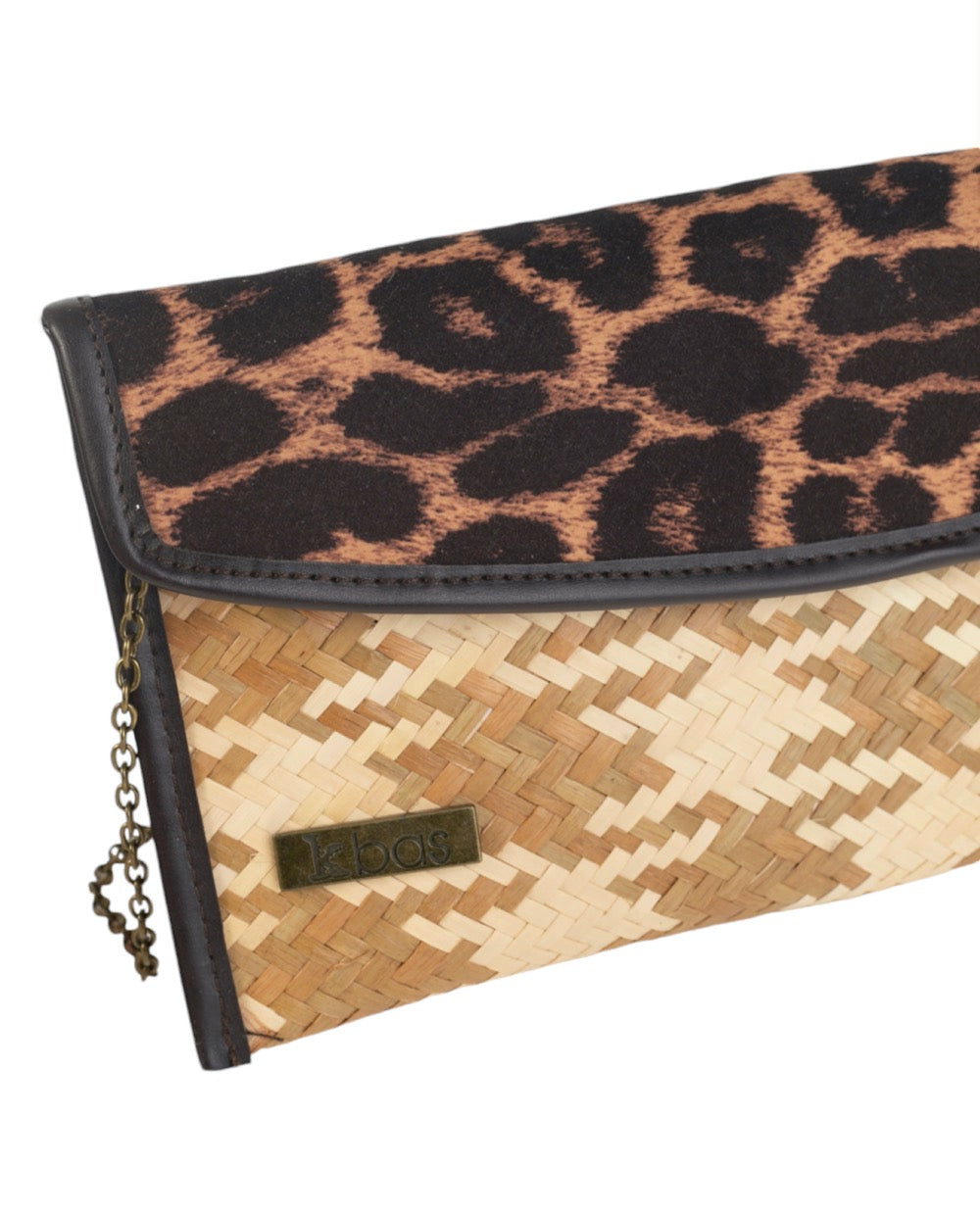 BOLSA CROSSBODY COM ESTAMPA LEOPARDO ANIMAL