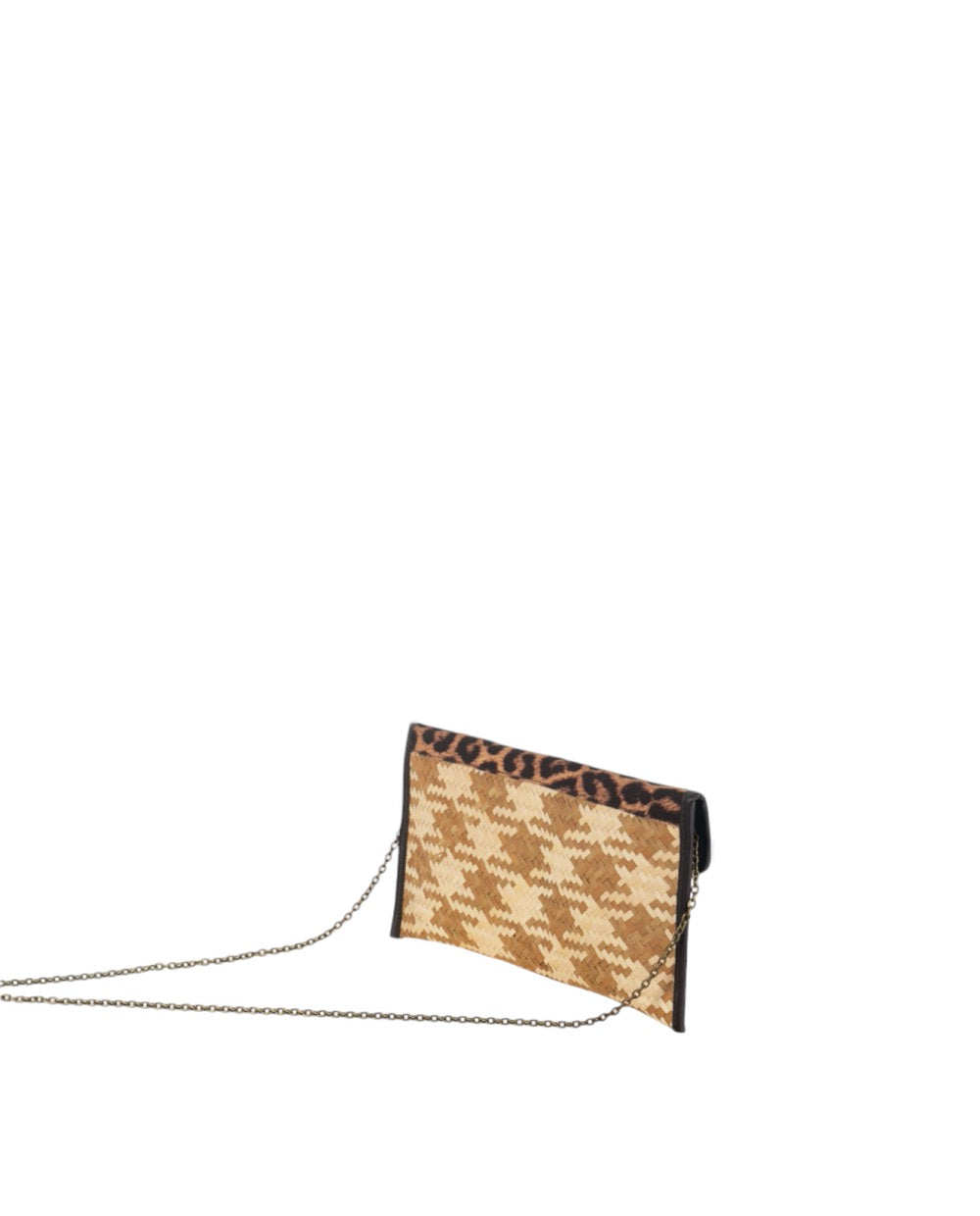 BOLSA CROSSBODY COM ESTAMPA LEOPARDO ANIMAL