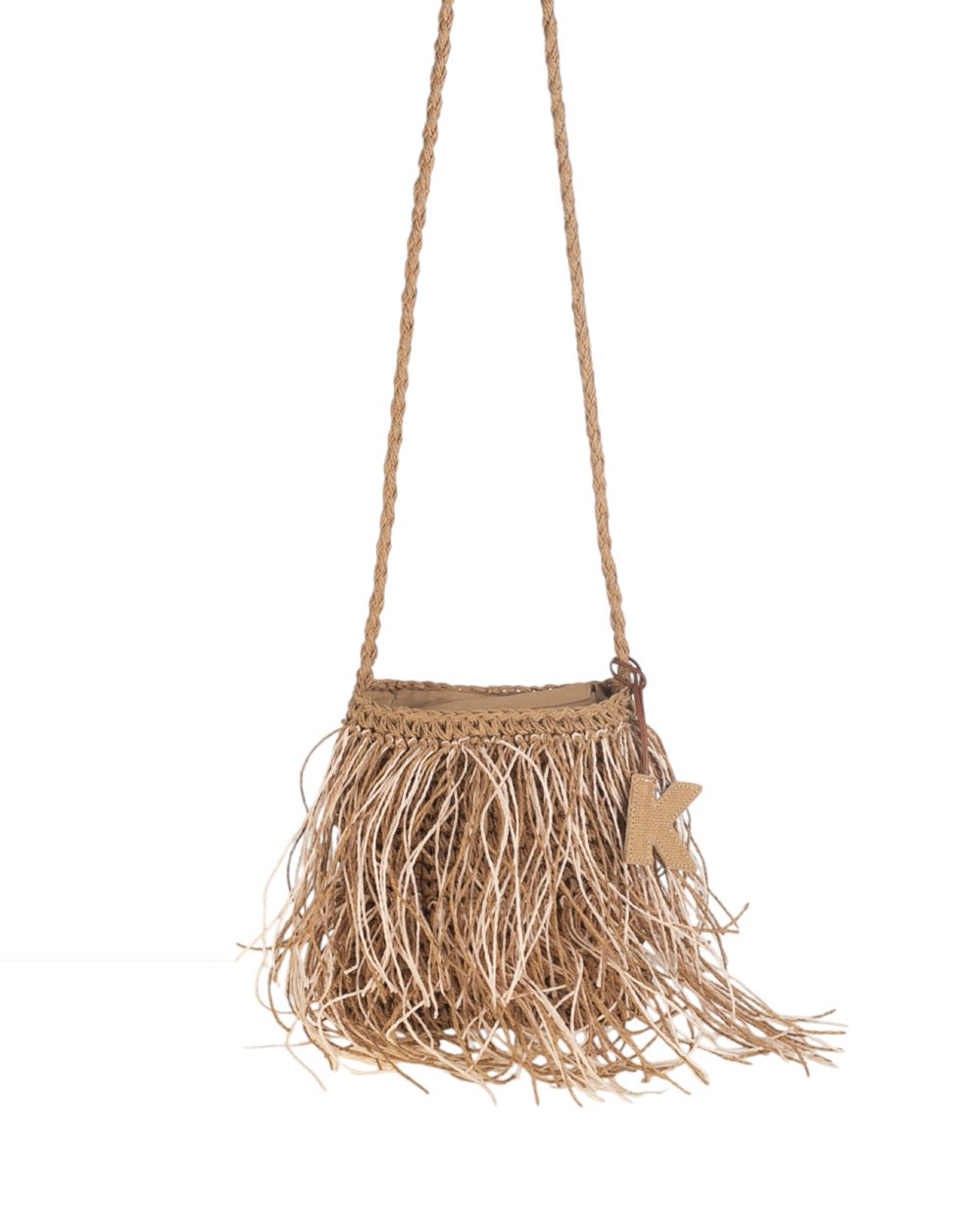 BOLSO BANDOLERA FLECOS FIBRA NATURAL INDIANA II | 2 colores