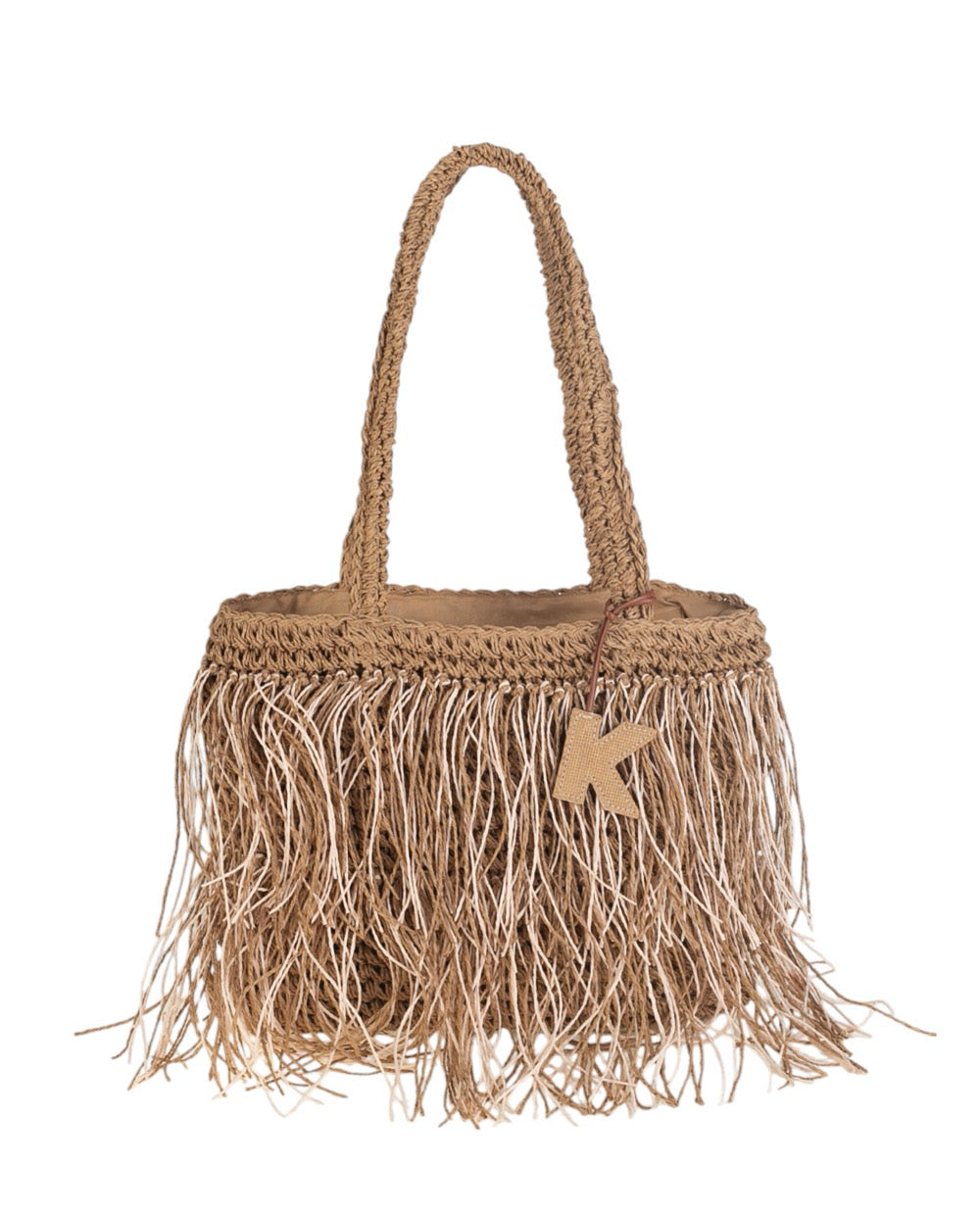 BOLSO FLECOS FIBRA NATURAL INDIANA II | 2 colores