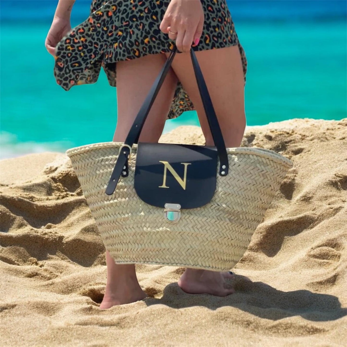 Personalized Palm Tierra Tote Bag | 3 sizes and colors