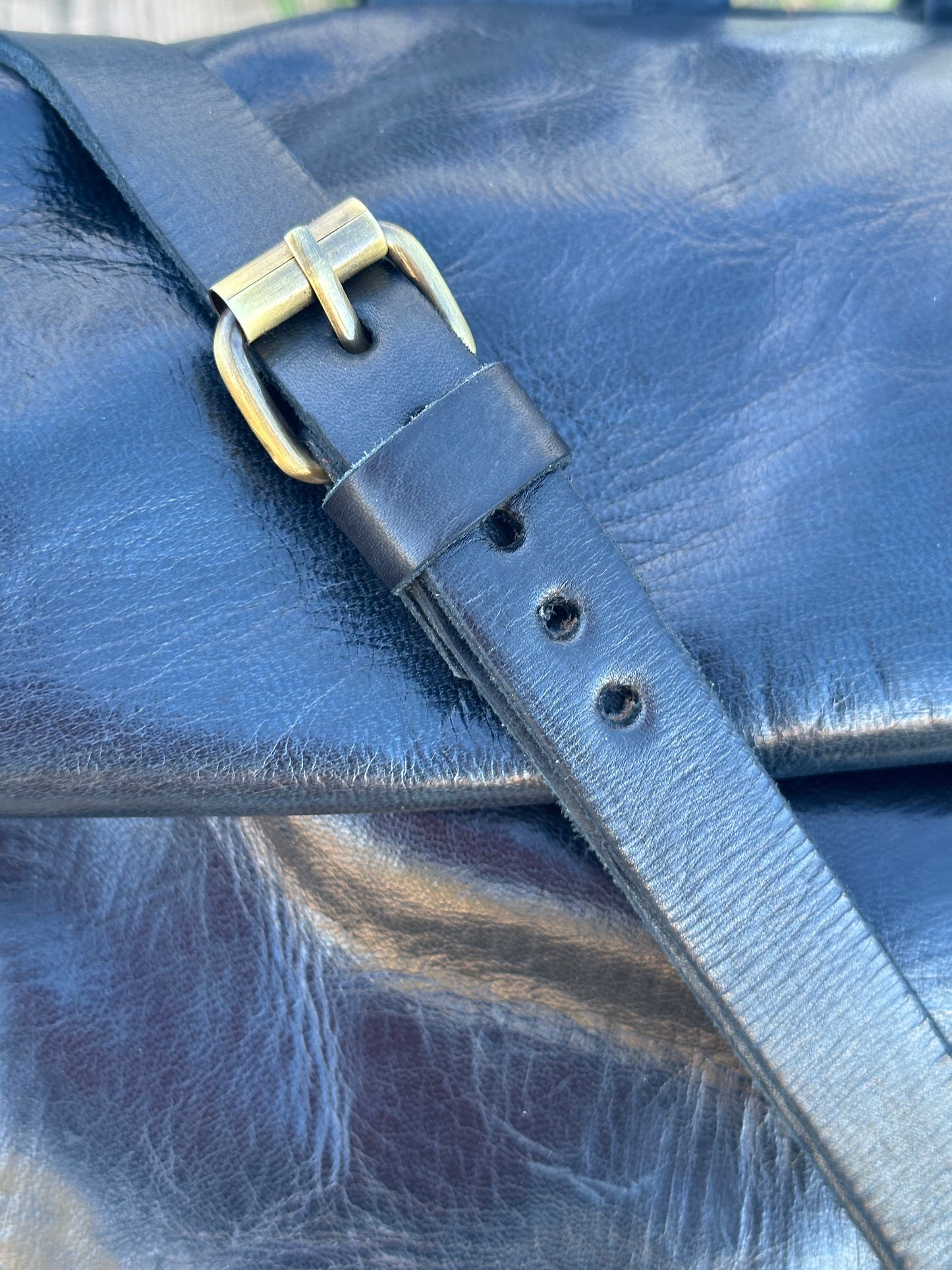 MOCHILA GRANDE DE CUERO VINTAGE NEGRO | 3 colores