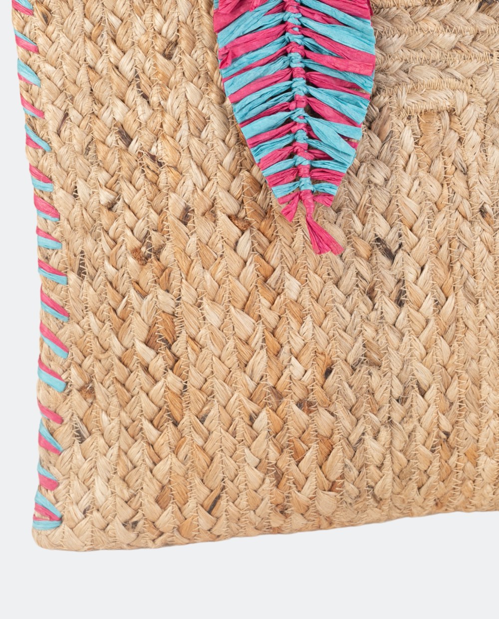 TOTE DE YUTE TRENZADO