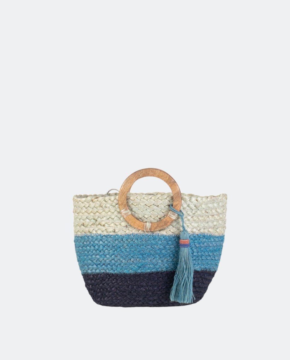 BOLSO DE MANO YUTE TRICOLOR | 3 colores