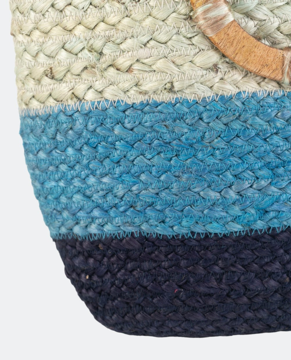 BOLSO DE MANO YUTE TRICOLOR | 3 colores