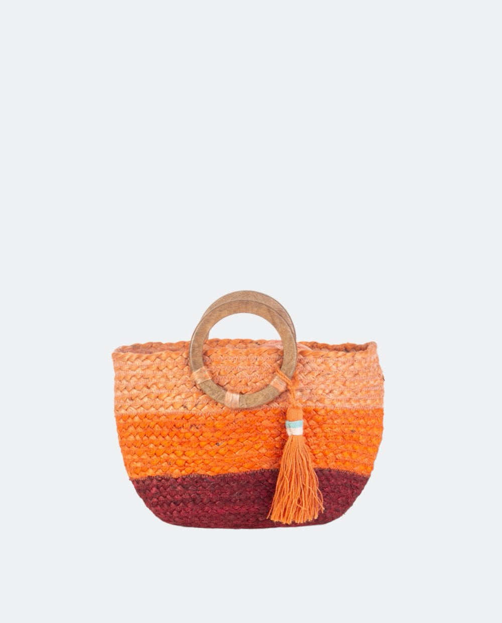 BOLSO DE MANO YUTE TRICOLOR | 3 colores