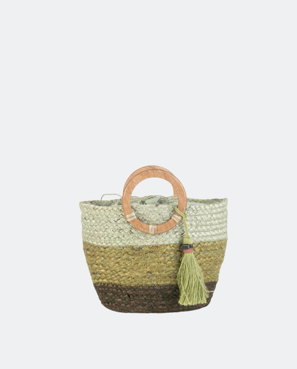 BOLSO DE MANO YUTE TRICOLOR | 3 colores