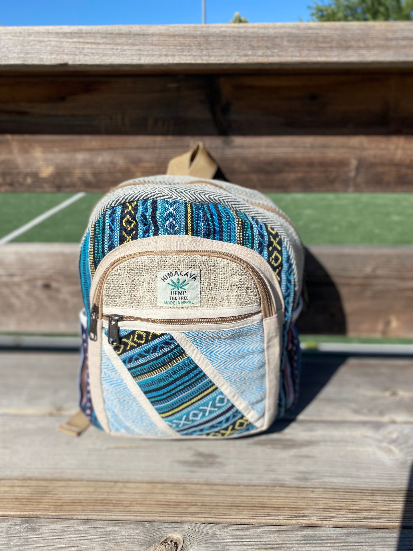 MOCHILA DE CÁÑAMO MEDIANA | variantes y colores mixtos