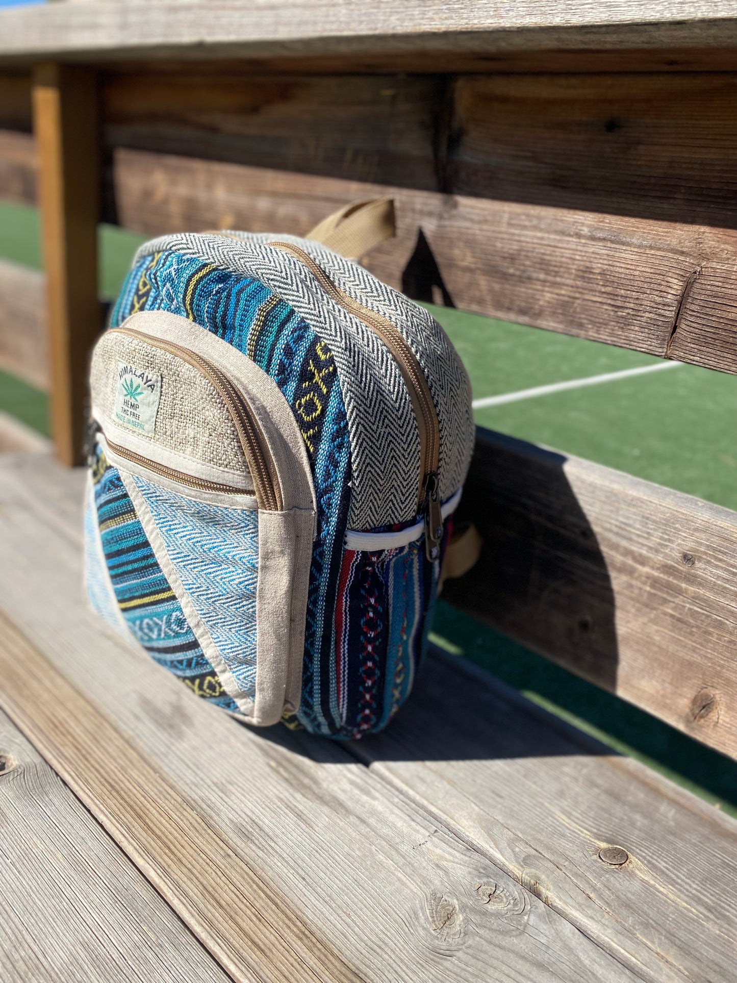 MOCHILA DE CÁÑAMO MEDIANA | variantes y colores mixtos