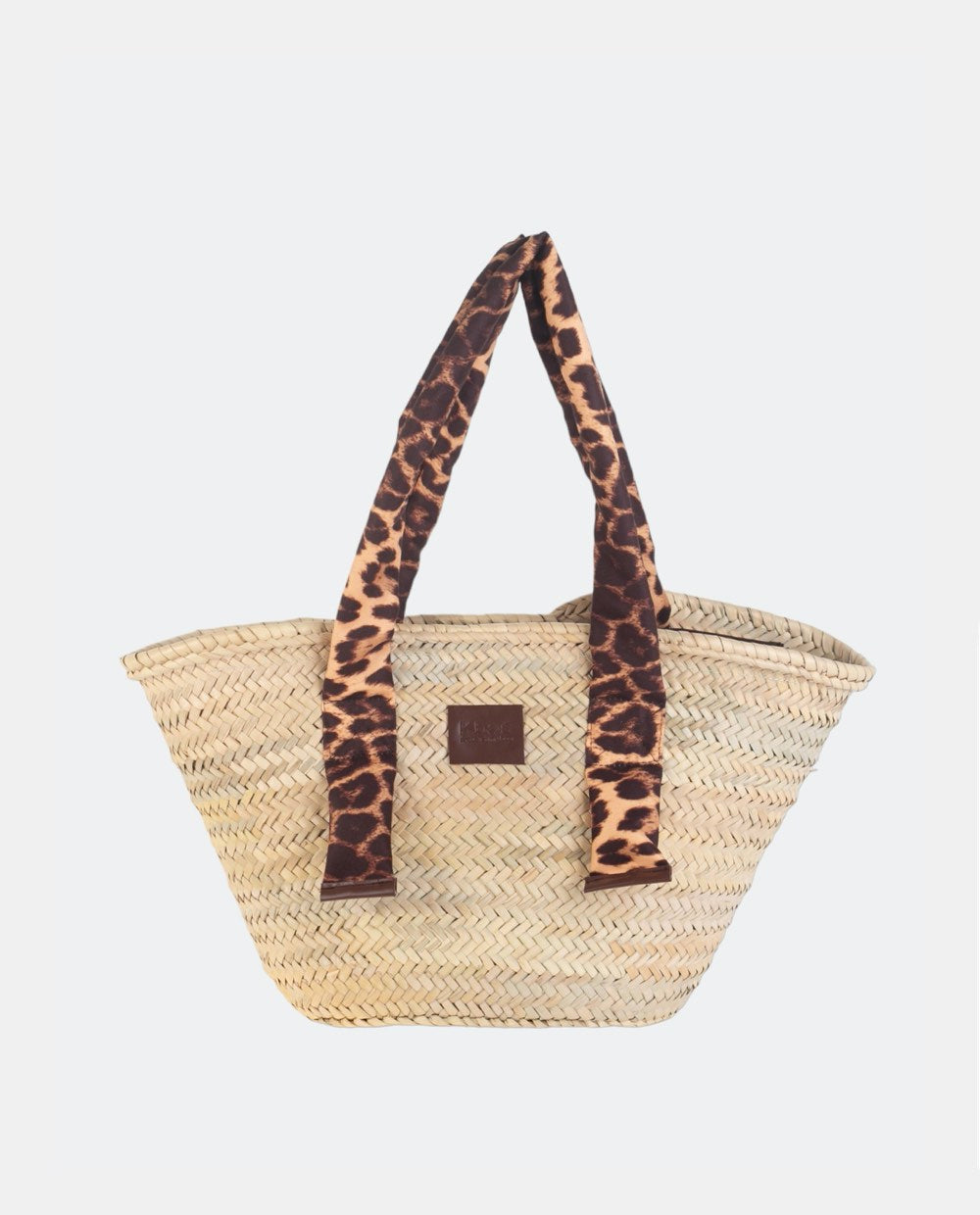 SACO DE PALMA LEOPARDO COM ESTAMPA ANIMAL | 2 tamanhos