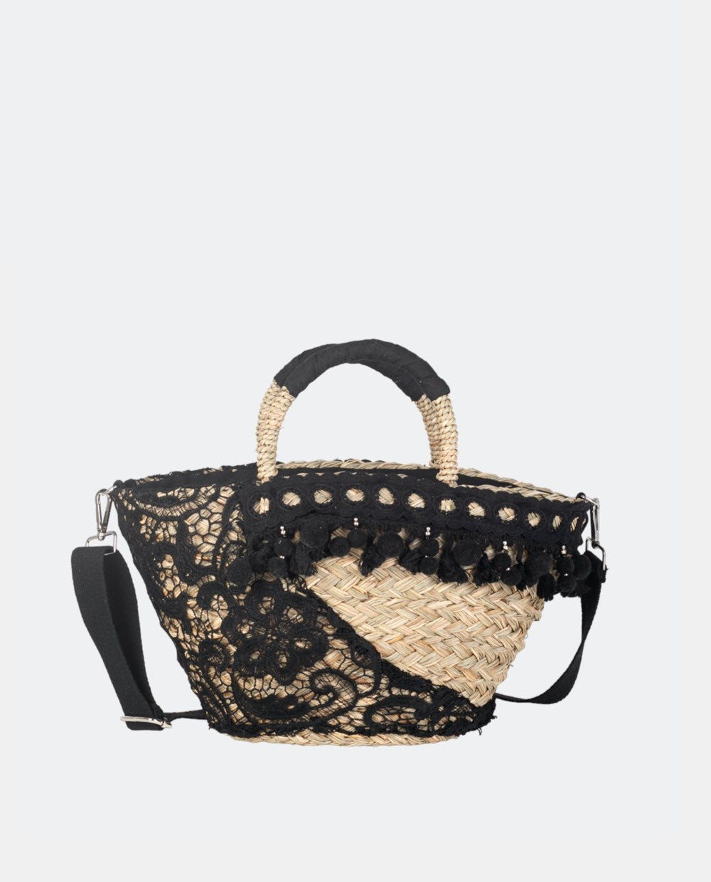 GRAND PANIER AVEC DENTELLE ISLA | 2 tailles et couleurs