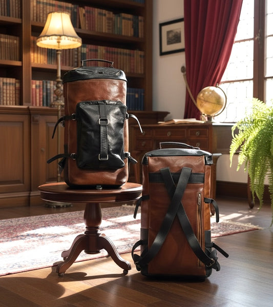 MOCHILA-BOLSA DE VIAJE HOMBRE BICOLOR