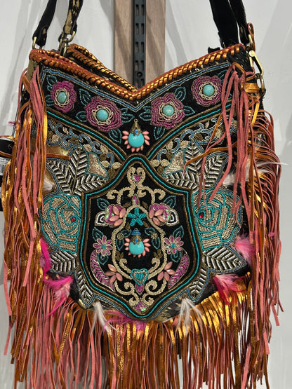 Boho Chic Ibiza Bohemian Fringe Bag - Black | 3 colors