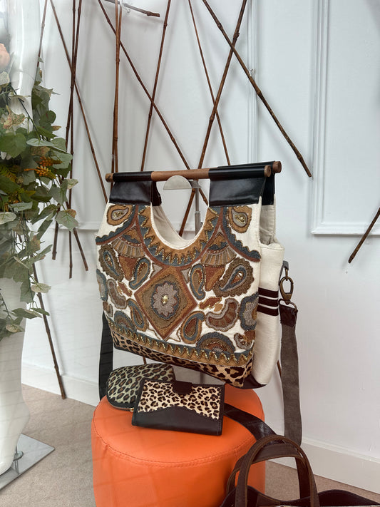 BOLSO DE PIEL ÉTNICO BOHO