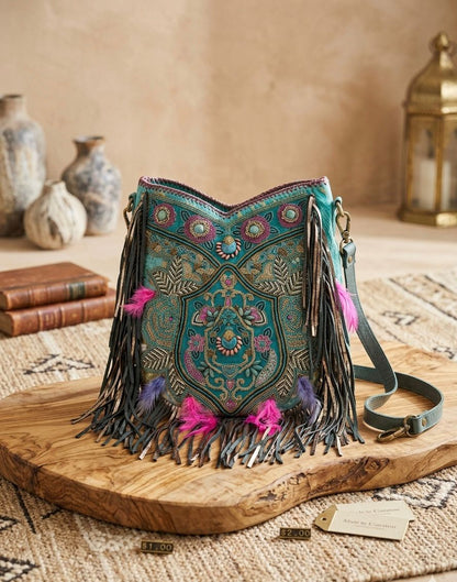 Boho Chic Ibiza Bohemian Fringe Bag - Black | 3 colors
