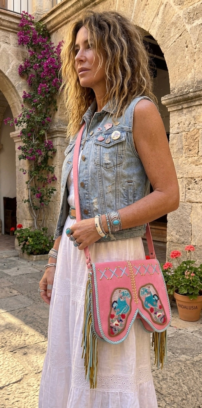 BOLSO PIEL ÉTNICO ORIGEN | 2 colores