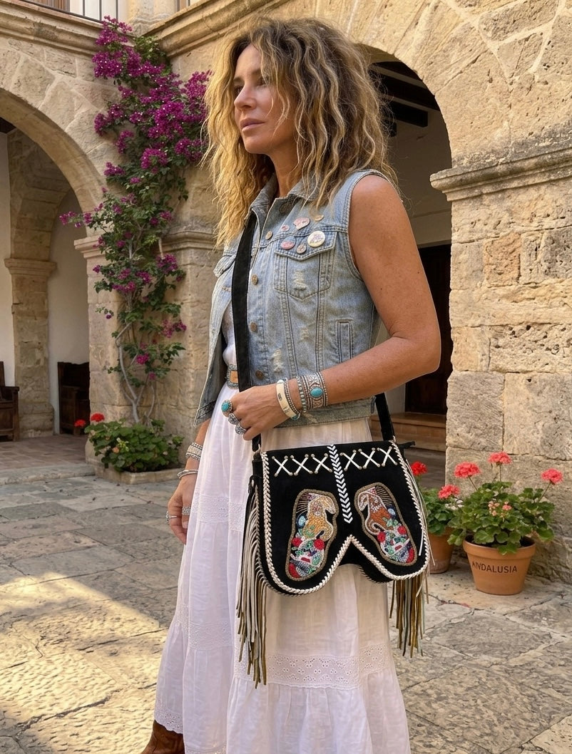 BOLSO PIEL ÉTNICO ORIGEN | 2 colores