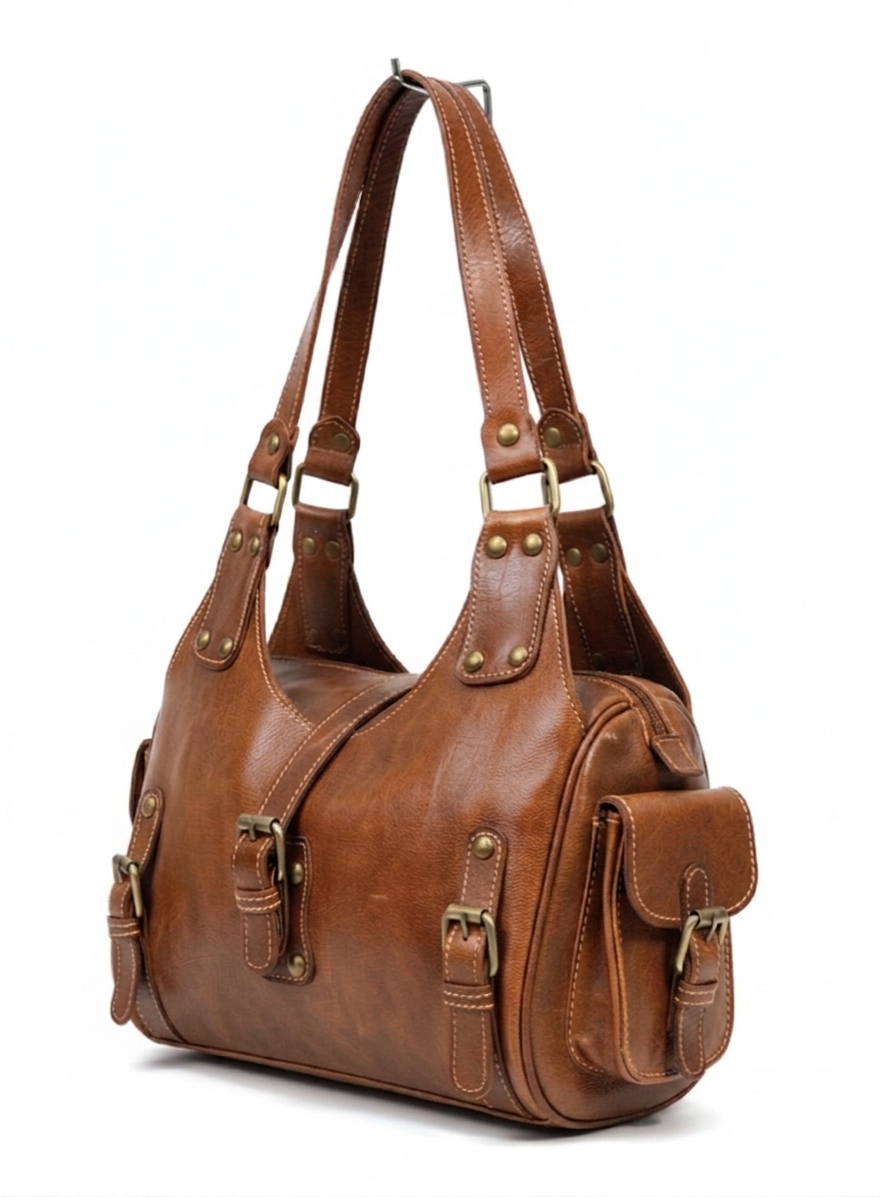 BROWN LEATHER BAG | 2 colors