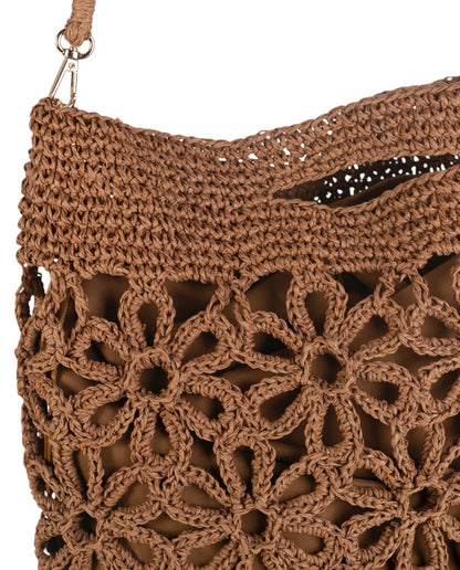 ESSENTIAL NATURAL FIBER SHOULDER BAG | 2 models