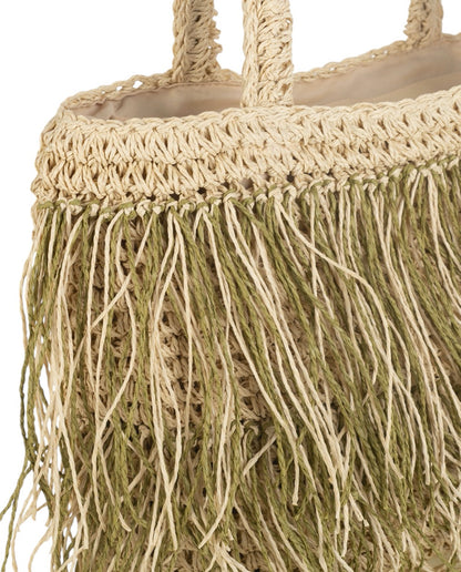 BOLSO FLECOS FIBRA NATURAL INDIANA II | 2 colores