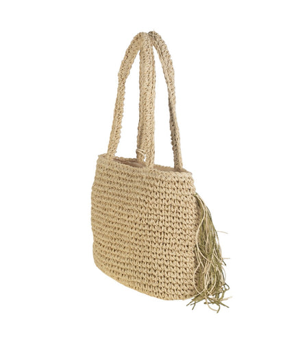 BOLSO FLECOS FIBRA NATURAL INDIANA II | 2 colores