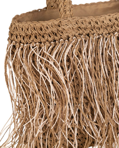 BOLSO FLECOS FIBRA NATURAL INDIANA II | 2 colores