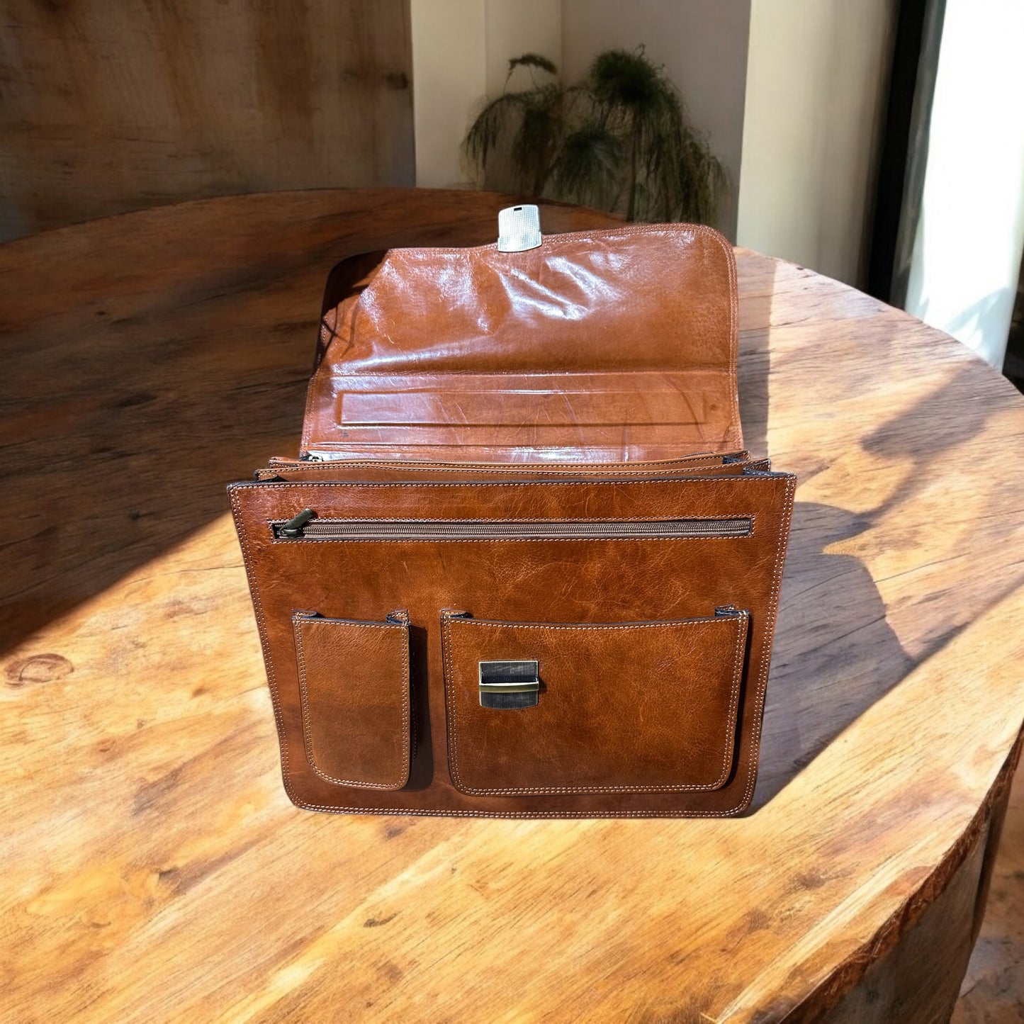 MALETÍN DE PIEL PARA HOMBRE | 3 colores