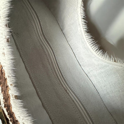 BOLSO BOHO CHIC IBIZA BOHEMIO CON FLECOS BLANCO | 2 colores