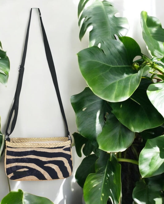 ANIMAL PRINT LEOPARD AND ZEBRA SHOULDER BAG | 2 designs | 2 prints