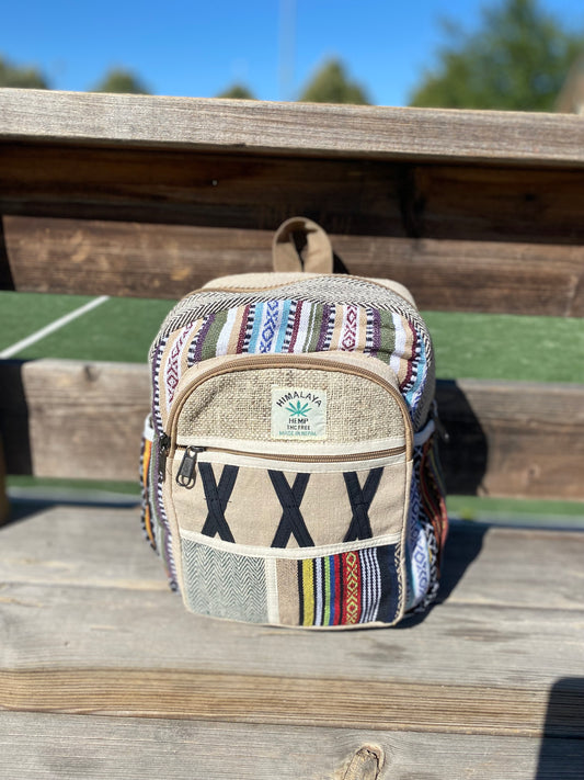 MOCHILA DE CÁÑAMO GRANDE | variantes y colores mixtos