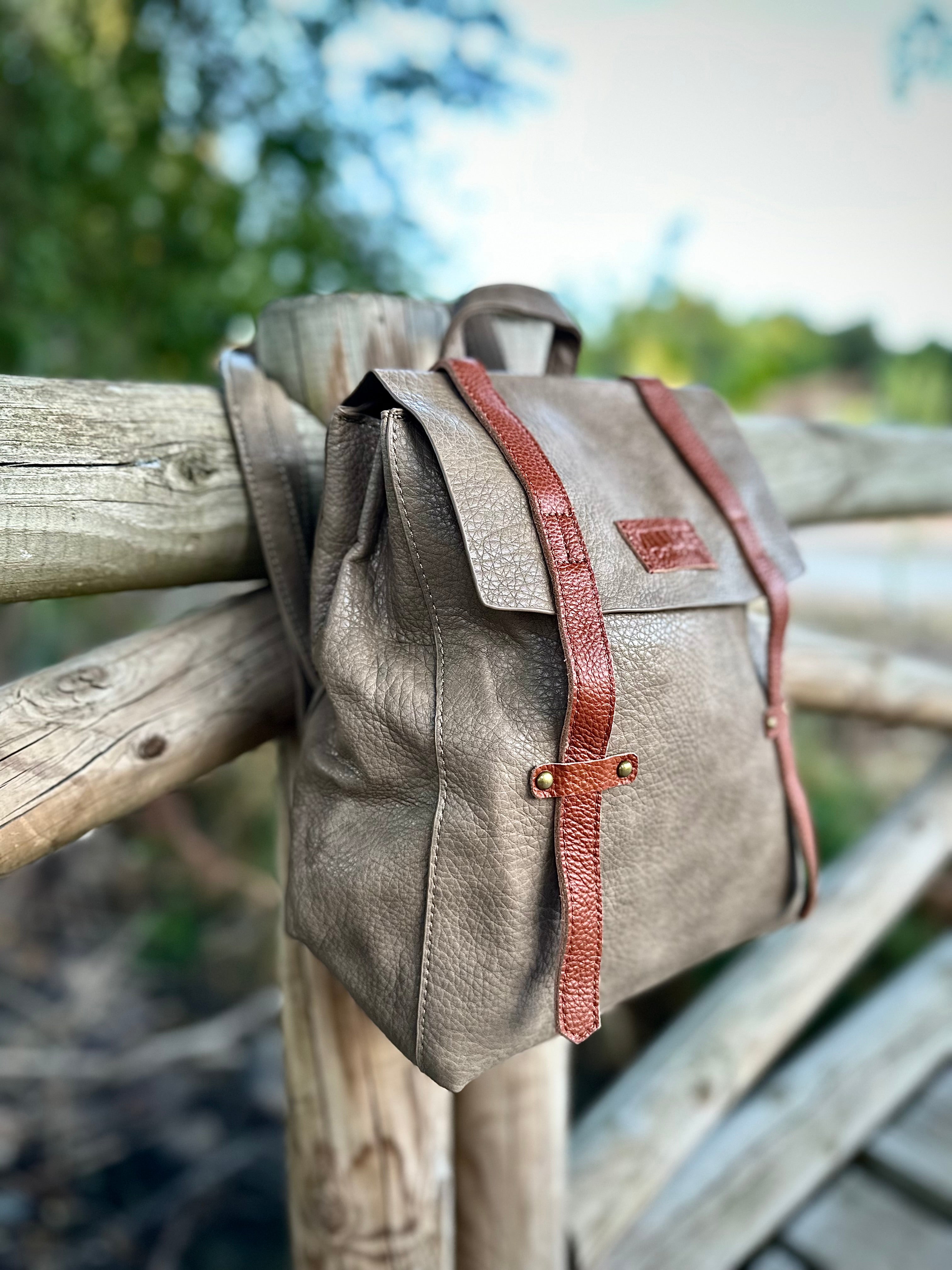 Mochila cuero vegano outlet